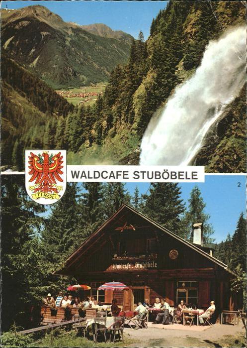 Umhausen Tirol Waldcafe Stub?bele u.Stubenfall mit Bli