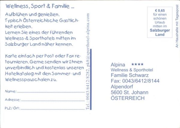 St Johann Tirol ALPINA Wellnesu.Sporthotel – Bild 2