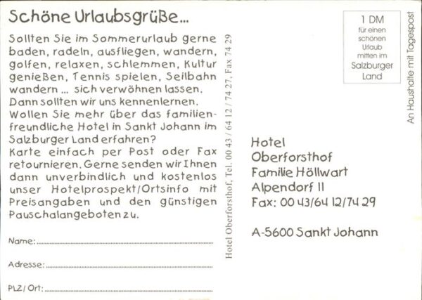 St Johann Tirol Hotel Oberforsthof – Bild 2