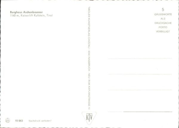 Kufstein Tirol Berghaus Aschenbrenner – Bild 2