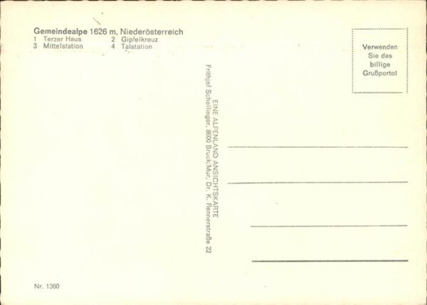 Gemeindealpe Terzer Haus u.Talstation – Bild 2