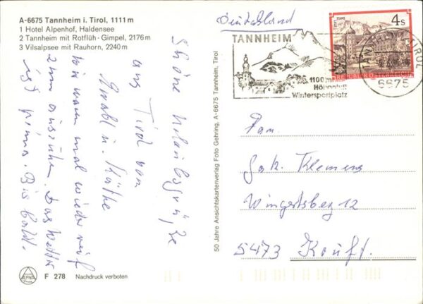 Tannheim Tirol Haotel Alpenhof u.Haldensee – Bild 2