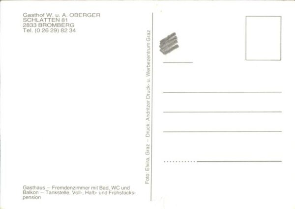 Bromberg Niederoesterreich Gasthof Oberger – Bild 2