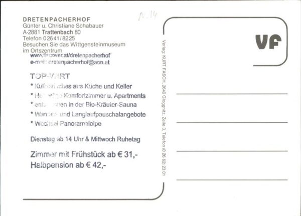 Trattenbach Drtenpacherhof – Bild 2