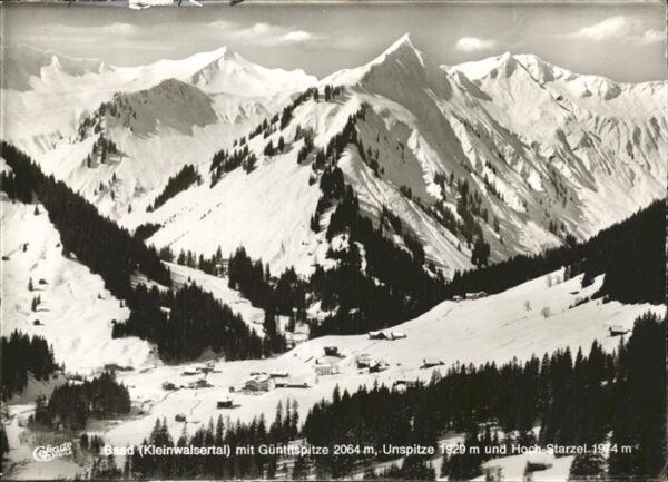 Baad Mittelberg Kleinwalsertal Im Winter