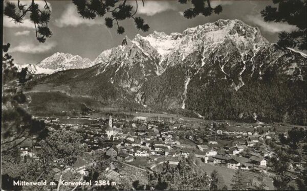Mittenwald Karwendel Tirol Panorama