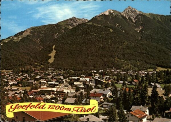 Seefeld Tirol Panorama mit Alpen