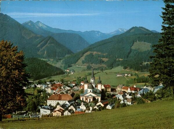 Mariazell Steiermark Panorama mit Staritzen und Dürrenstein