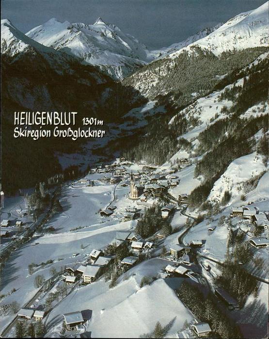 Heiligenblut Kaernten Panorama mit Grossglockner