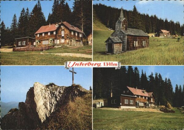 Unterberg Niederoesterreich Schutzhaus Kapelle Gipfelkreuz