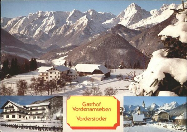 Vorderstoder Panorama mit Gasthof Vorderramseben