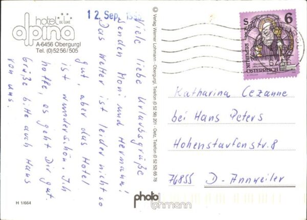 Obergurgl Soelden Tirol Hotel Alpina – Bild 2