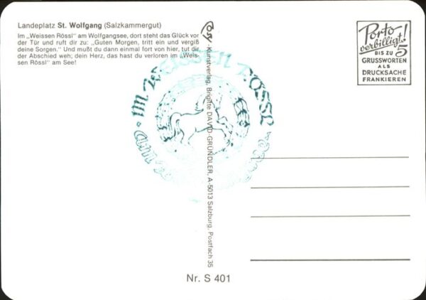 St Wolfgang Wolfgangsee Boots Anlegeplatz und Hotel Weisses Rös – Bild 2