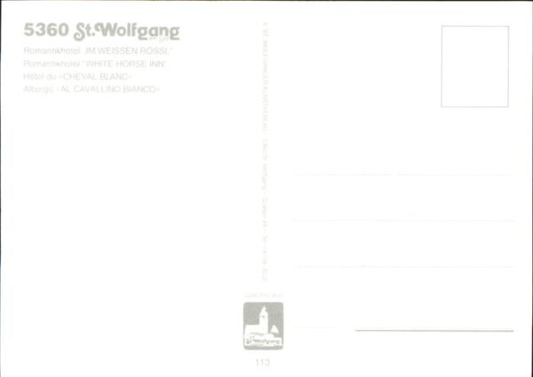 St Wolfgang Wolfgangsee Hotel Weisses Rössl am Wolfgangsee – Bild 2