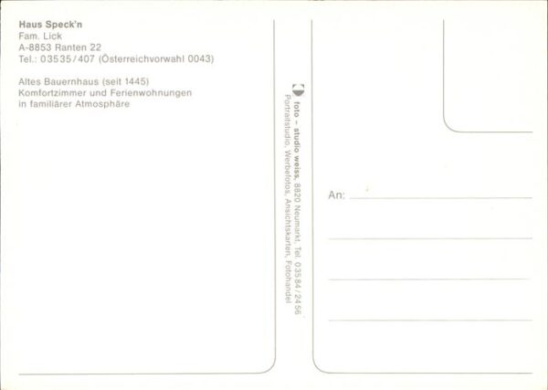 Ranten Haus Speckn – Bild 2