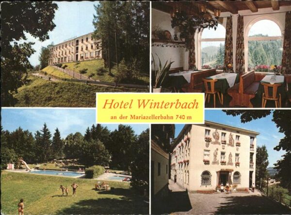 Mariazellerbahn  Hotel Winterbach Teilansichten