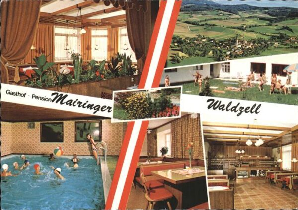 Waldzell Oberoesterreich Gasthof Pension Mairinger Hallenbad Tei