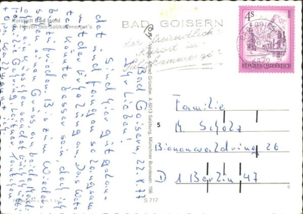 Bad Ischl Salzkammergut Fliegeraufnahme – Bild 2