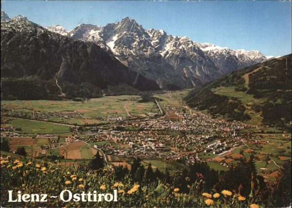 Lienz Tirol Panorama mit Spitzkofel