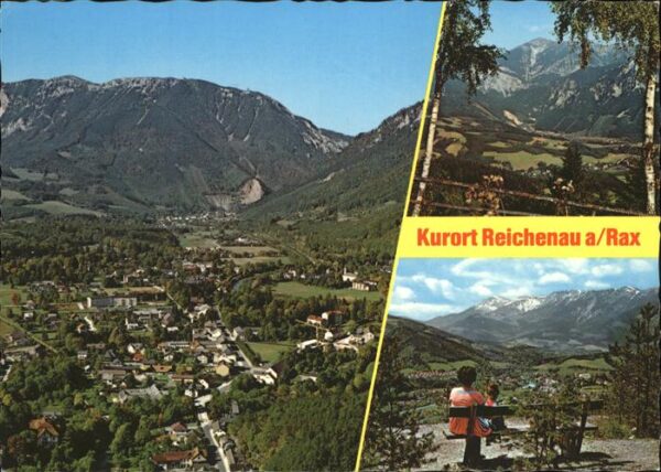 Reichenau Rax Panorama mit Teilansichten