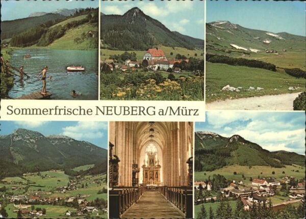 Neuberg Muerz Panorama Kirche Inneres See