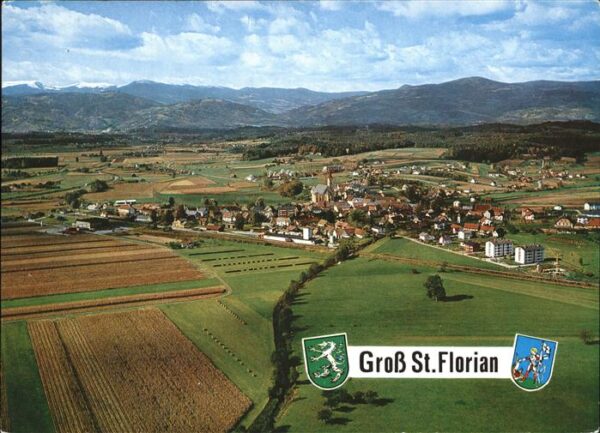 Gross Sankt Florian Fliegeraufnahme