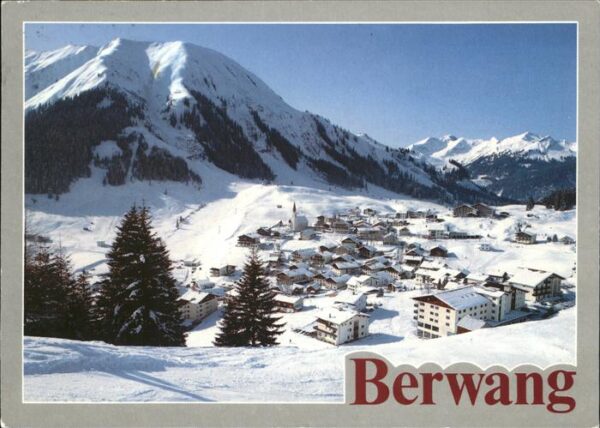 Berwang Tirol Panorama mit Hönig