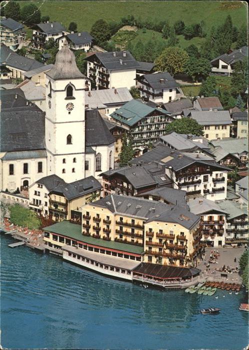 St Wolfgang Wolfgangsee am Wolfgangsee Fliegeraufnahme