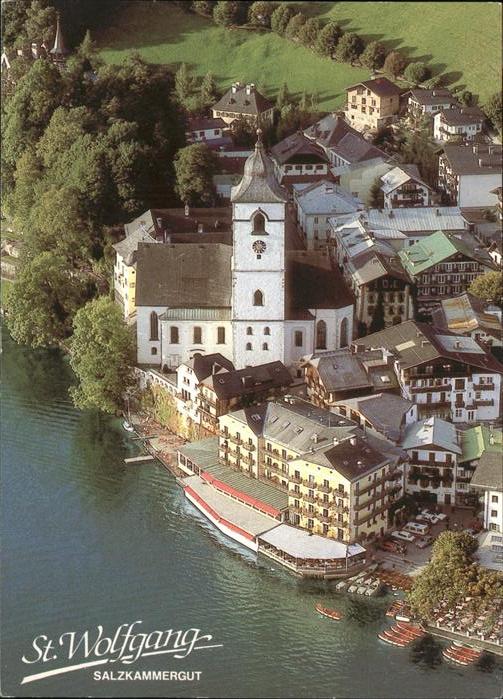 St Wolfgang Wolfgangsee am Wolfgangsee Fliegeraufnahme