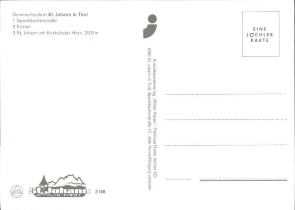 Sankt Johann Tirol Panorama mit Kitzbüheler Horn Spechbach – Bild 2