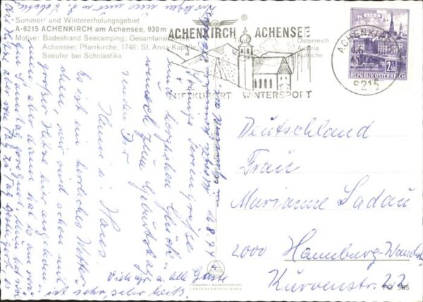 Achenkirch am Achensee Fliegeraufnahme Kapelle Str – Bild 2