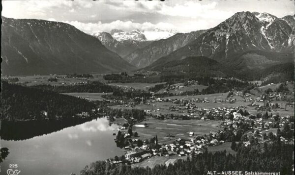 Alt Aussee Panorama See Berge