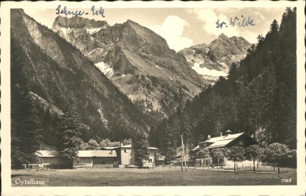 Oytal Allgäu Häuser Berge