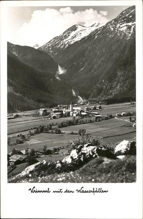 Krimmler Wasserfaelle Panorama Wasserfälle