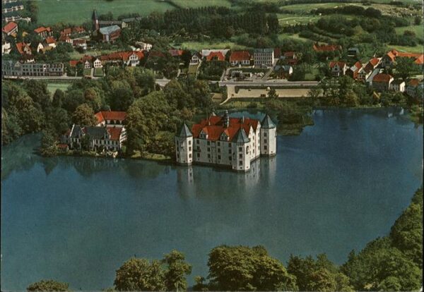 Gluecksburg Ostseebad Schloss Fliegeraufnahme
