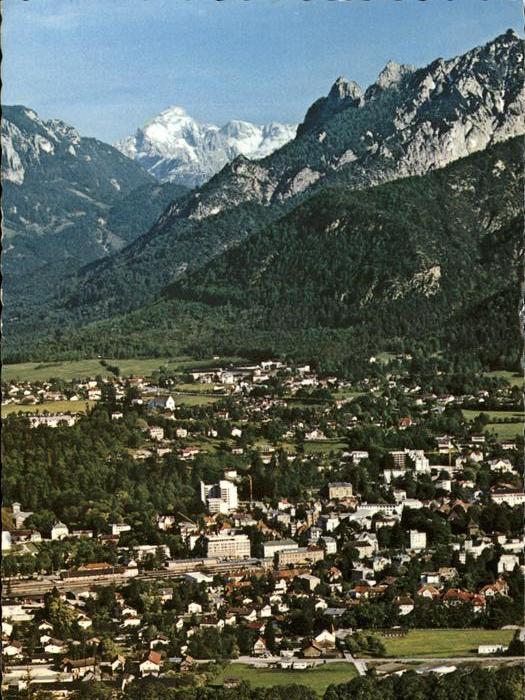 Bad Reichenhall Panorama mit Hohem Göll Lattengebirge