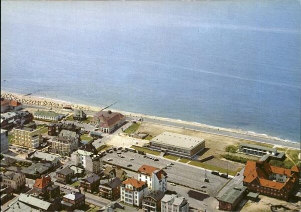 Westerland Sylt Fliegeraufnahme Wellenbad Strand