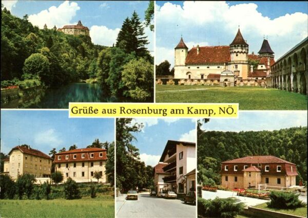 Rosenburg-Mold Burg Burghof Erholungsheim