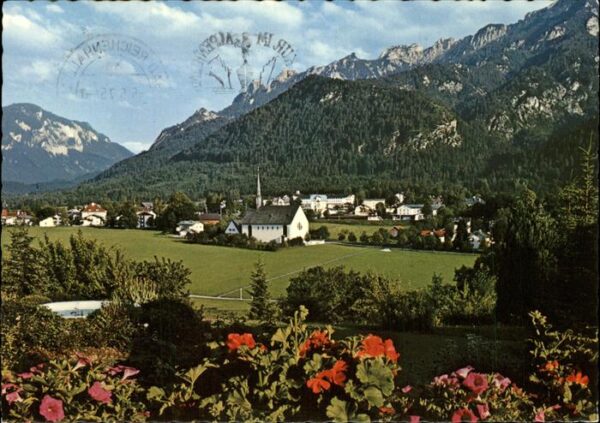 Bayerisch Gmain Panorama mit Lattengebirge