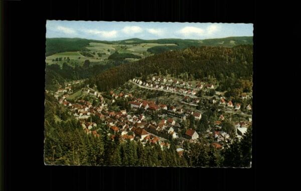 Triberg Schwarzwald Fliegeraufnahme