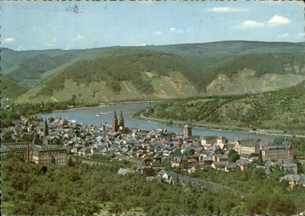 Boppard Rhein Fliegeraufnahme