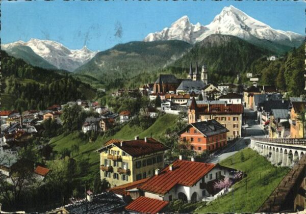 Berchtesgaden Panorama Watzmann Steinernes Meer
