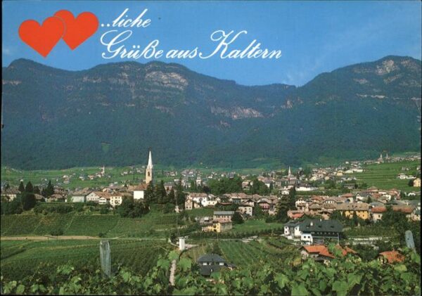 Kaltern Weinstrasse Tirol Panorama Südtiroler Weinstrasse