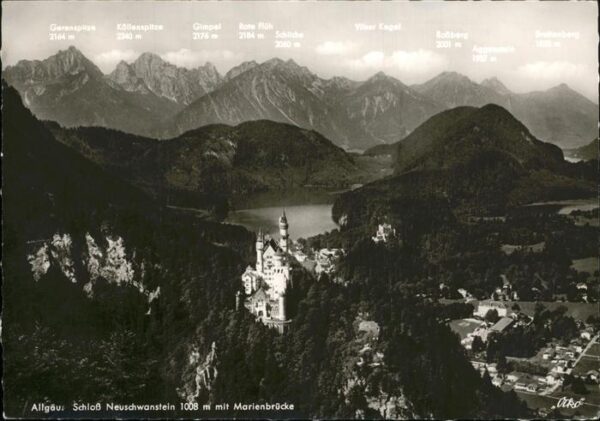 Hohenschwangau Schloss Neuschwanstein Marienbrücke Sch