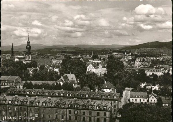 Offenburg Panorama von oben