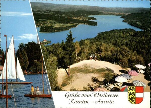 Woerthersee Kärnten See Wappen Segelboote