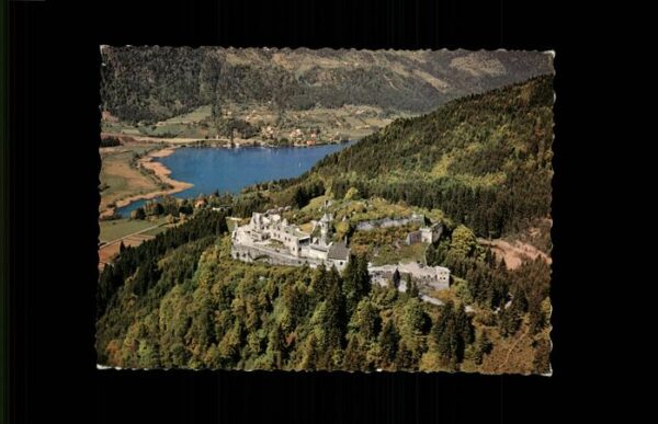 Ossiachersee Fliegeraufnahme Ruine Landskron Restaur