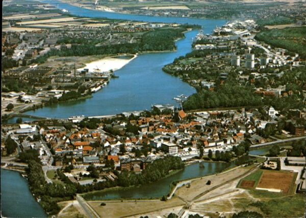Rendsburg Fliegeraufnahme Panorama Nord-Ostsee-Ka