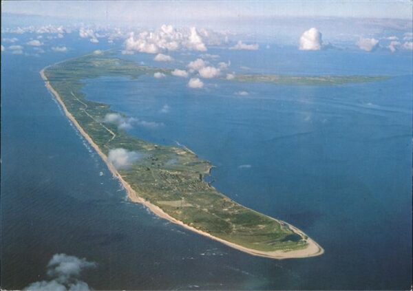 Sylt Fliegeraufnahme ganze Insel Meer Watt S