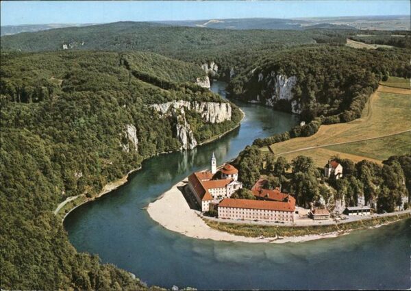 Weltenburg Kelheim Fliegeraufnahme Kloster